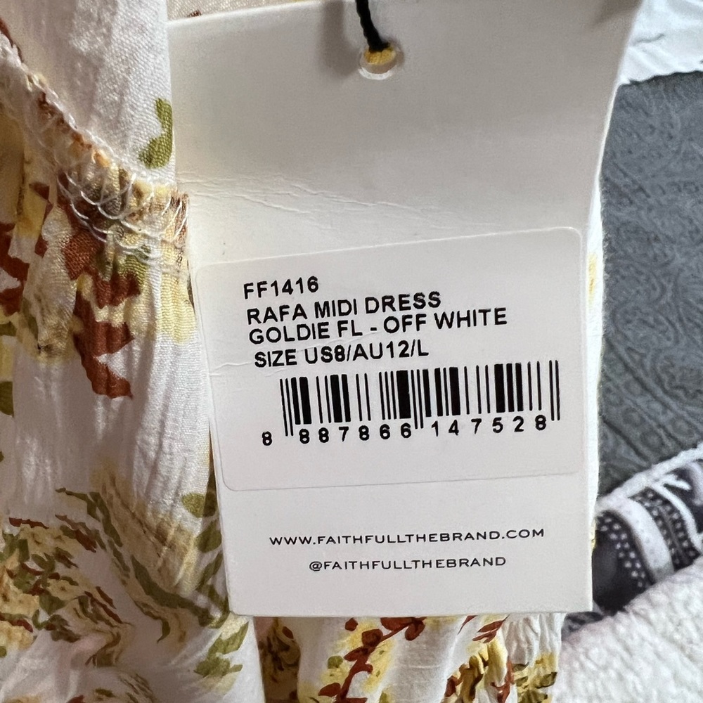 Faithfull The Brand Floral Rafa Midi Dress - Picture 10 of 10